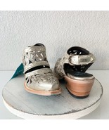 Lane Robin Slingback Mule Gold Cowboy Boots Womens 7 Cowgirl Western Sho... - $391.19 CAD