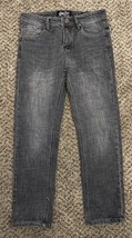 SuperDry Jeans Mens 31 x 26 COPPER BLACK CORPORAL SLIM Fit Black Faded P... - $19.79