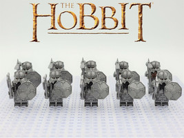 The Hobbit Erebor Royal Guard Armoured Dwarf Warrior 10 Minifigures Set - £15.13 GBP