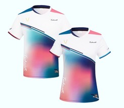 TECHNIST Unisex Badminton T-Shirt Sports Uniform for Games Asia-Fit NWT ... - £42.94 GBP