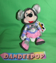 Walt Disney Mouseketoys Space Minnie Mouse Bean Bag Stuffed Toy - £11.60 GBP
