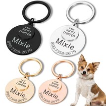 Personalized Pet ID Keychain - Funny and Stylish Dog Collar Tag - £7.71 GBP+