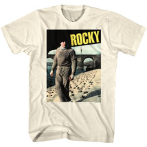 Rocky Training Under Bridge Men&#39;s T Shirt Balboa Boxing Fighter Top - £19.20 GBP+
