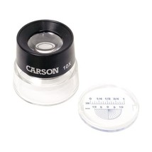 Carson 10x LumiLoupe Power Stand Magnifier with Snap On Measurement Reti... - $22.00