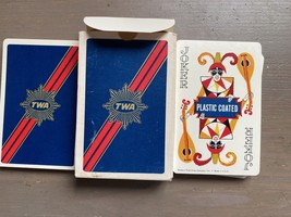 Pubblicità di carte da gioco vintage con mazzo Twa Airlines - $5.04