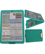 Nursing Clipboard  -MINT  -reference sheets -great for clinical - $369.73 MXN