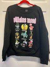 Disney Villains Mood Sweatshirt 3XL Black Unisex - £7.96 GBP