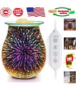 Innovative Electric Wax Melter with Fireworks Design &amp; Safety Timer - 3D... - €32,53 EUR