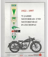 DKW History Siegfried Rauch Motorcycles German Language SC Booklet 34 pages - €21,55 EUR