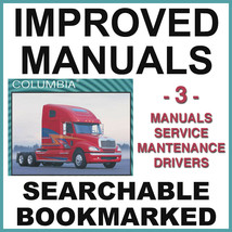 Freightliner Columbia CL112 CL120 Service Manual, Maintenance, Drivers M... - $17.95