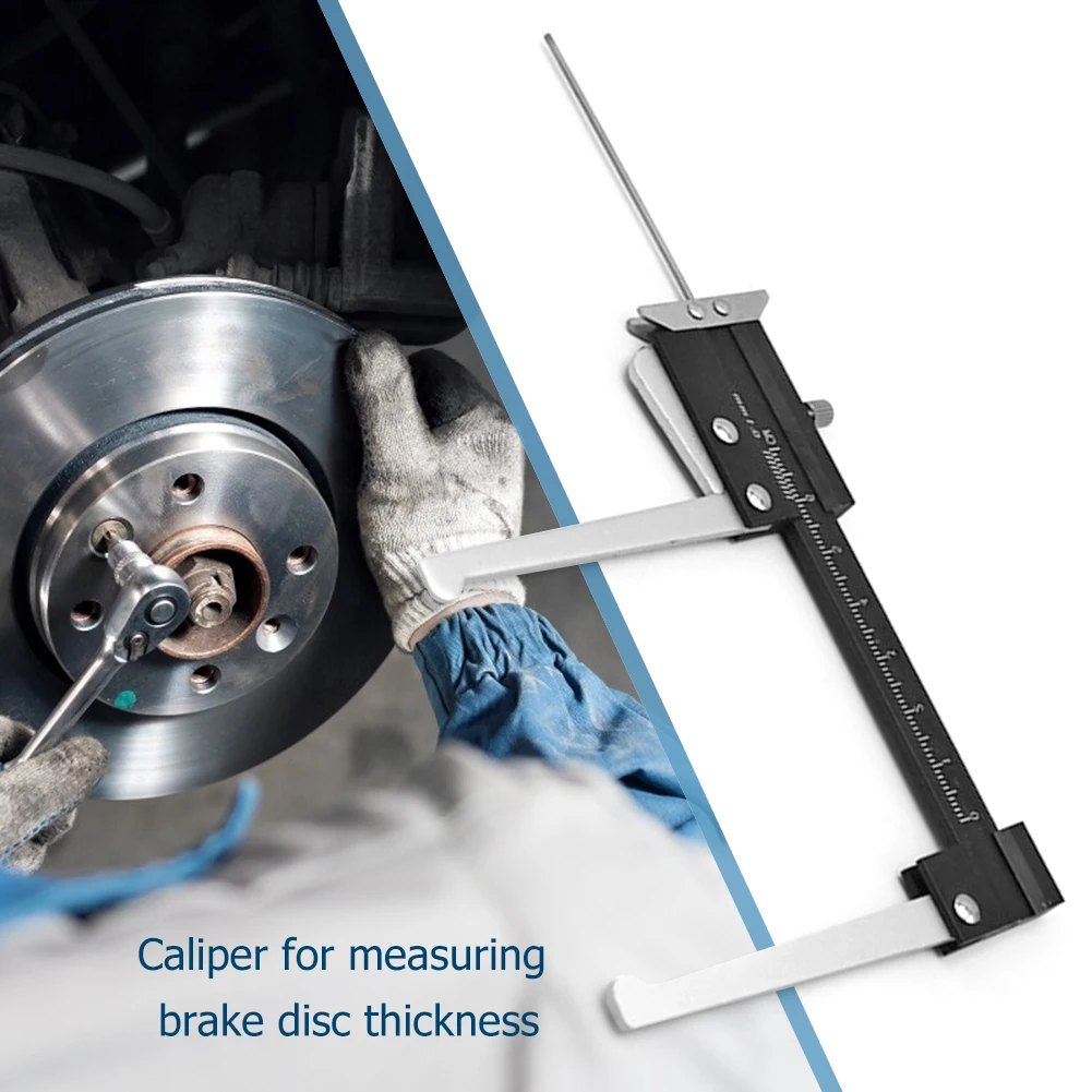 Digital Brake Disc Thickness Measuring Vernier Caliper Car Tyre Plate We... - $20.75