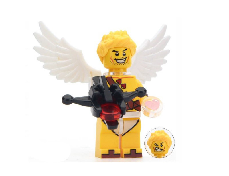Building Cupid Valentines Day Holiday Minifigure Custom - $7.25