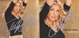 Signed 2X Faith Hill Cd Breathe Autographed w/ Coa Country Legend - $99.99