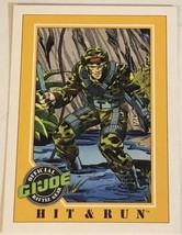 GI Joe 1991 Vintage Trading Card #74 Hit And Run - $1.97