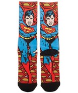 DC COMICS JUSTICE LEAGUE SUPERMAN PREMIUM SUBLIMATED ALL OVER PRINT CREW... - $7.55