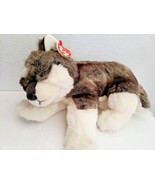 2006 Ty Classic Thunder Husky Puppy Dog Plush Stuffed Animal  - £30.15 GBP
