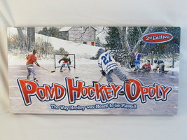 Pond Hockey-opoly Monopoly Board Game Hockeyopoly Late for the Sky EUC - $31.05