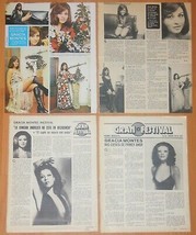 Grace Montes Lot Of Press 1970s Photo Magazine Singer Folk Copla - £6.58 GBP