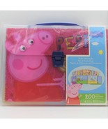 Peppa Pig Sticker Activity Kit 200 Stickers With 4 Play Scenes Vinyl Case - $272.26 MXN