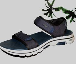 Skechers  Blue Gray Men&#39;s Flip Flops Sandal Shoes Size 12 - $74.44