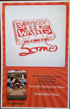 EVERYBODY WANTS SOME!! 11 x 17 Soft Promo Music Record Store Poster  - £10.35 GBP