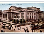 Public Library Building New York City NY NYC UNP WB Postcard Q23 - £2.37 GBP