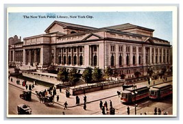 Public Library Building New York City NY NYC UNP WB Postcard Q23 - £2.65 GBP