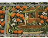 Twentieth National Orange Show Postcard San Bernardino California 1930 - $17.82