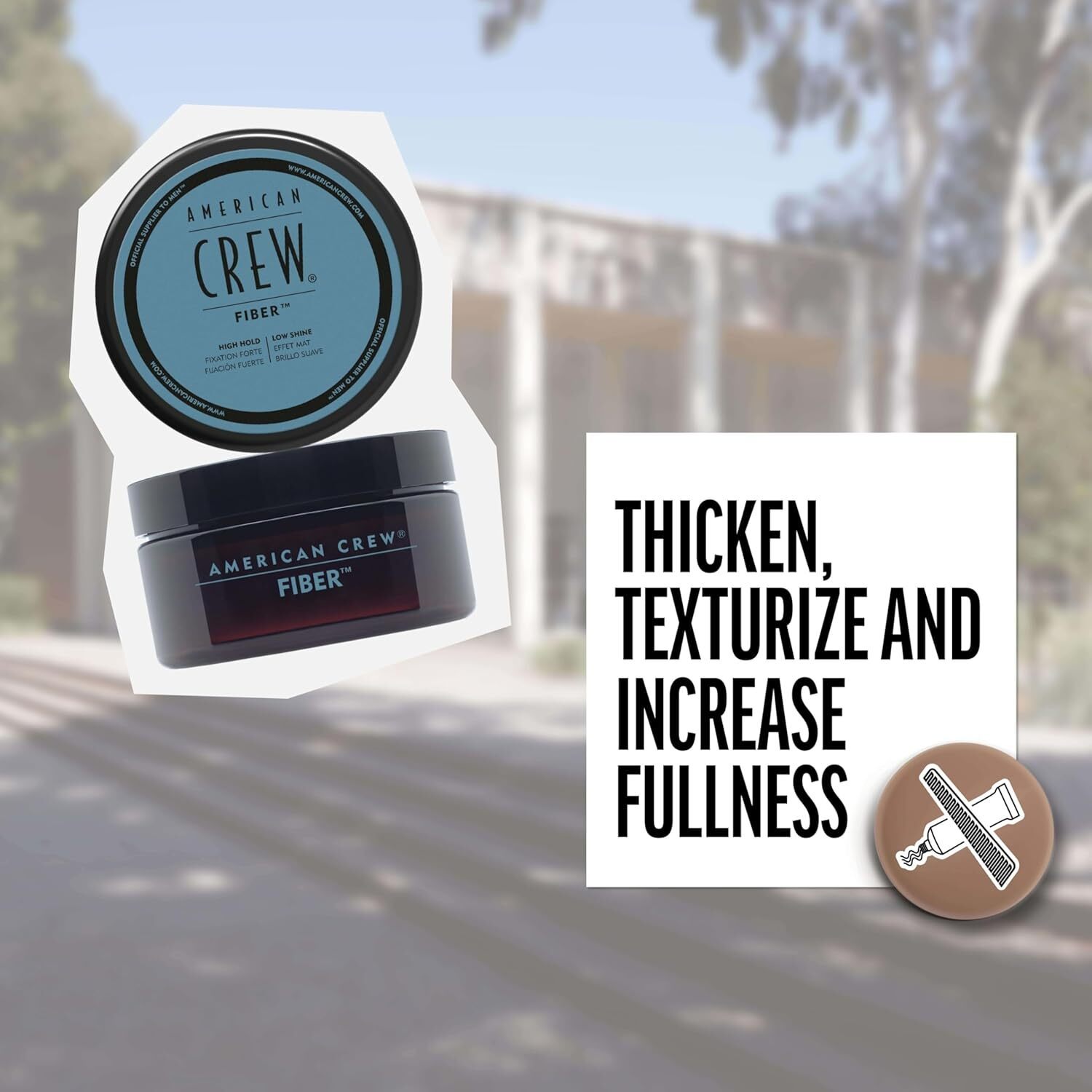 American Crew Men's Hair Fiber, Like Hair Gel with High Hold & Low Shine, 3 oz Item image 4