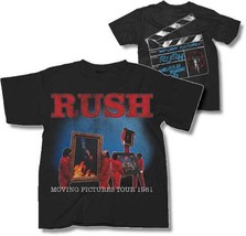 RUSH T-Shirt Moving Pictures Tour 1981 Logo New - £15.17 GBP+
