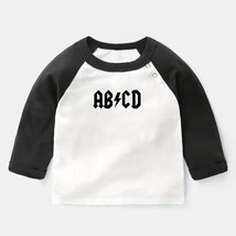 AB CD Funny Rock Band Print Newborn Baby T-shirt Infant Vest Toddler Graphic Tee - £9.21 GBP