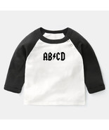 AB CD Funny Rock Band Print Newborn Baby T-shirt Infant Vest Toddler Gra... - £9.23 GBP
