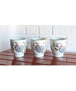 Pack Of 4 Japanese Sakura Cherry Blossom White Crane Ceramic Tea Cups Te... - $31.44 CAD