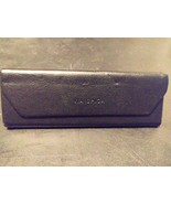VIA SPIGA Semi Hard  Case in Black  Leatherette For Eyeglasses - $6.92