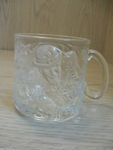  McDonald&#39;s Promotion The Riddler Qty 1 Cut Glass Mug Made In France 1995 - £7.82 GBP
