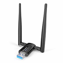 Wireless Usb Wifi Adapter For Desktop Pc, Ac1300Mbps Network Dongle With... - £34.59 GBP
