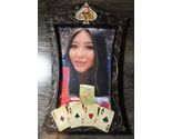 POKER PLAYER MARIA HO FRAMED PHOTO IN VINTAGE POKER ACES FRAME 8.5" X 11.5" - $44.42