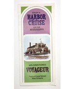 New Orleans Louisiana Vtg Voyageur Harbor Cruise Mississippi River Tour ... - $7.00