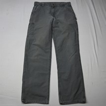 Carhartt 36x36 Gray Original Dungaree Fit Carpenter Mens Pants - $24.99