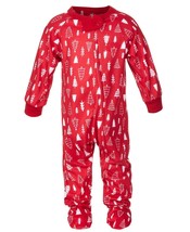 allbrand365 designer Baby Merry Trees Footed Pajama,Xmas Trees,0-3 Months - £17.78 GBP