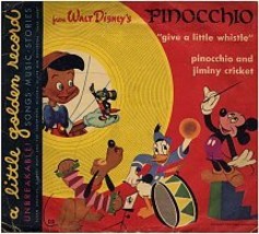 Give a Little Whistle / Pinocchio and Jiminy Cricket [Vinyl] Walt Disney&#39;s Pinoc - £31.35 GBP