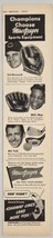 1955 Print Ad MacGregor Baseball Gloves &amp; Golf Clubs Willie Mays,Ted Kluszewski - £13.96 GBP
