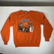 Civic Light Opera VTG Orange Sweatshirt XL Pittsburgh Made In USA Lee - £29.07 GBP