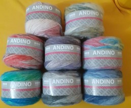 Yarn Merino Wool Super Soft Approx 1131 11/12ft Bbb Andino Made IN Italy - $10.26