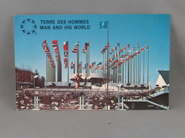Vintage Postcard - Flags of the World Expo 67 Montreal - Benjamin News Co - $15.00