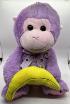Peek a Boo Purple Plush Monkey w/ Sound &amp; Animation Midwoods Brands - £21.01 GBP