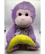 Peek a Boo Purple Plush Monkey w/ Sound &amp; Animation Midwoods Brands - £21.41 GBP
