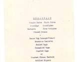 Clarendon Hotel Menu 1960&#39;s Edinburgh Scotland - $11.88