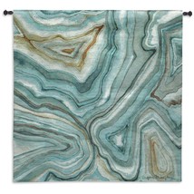 53x53 AGATE ABSTRACT II Marble Contemporary Pattern Tapestry Wall Hanging - £134.22 GBP