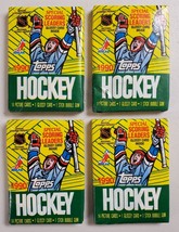 1990-91 Topps Hockey Lot of 4 (Four) Sealed Unopened Packs Gretzky*  - $19.78